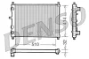 DRM09020 DENSO Радиатор, охлаждение двигателя