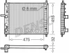 DRM09030 DENSO Радиатор, охлаждение двигателя