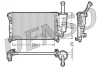 DRM09086 DENSO Радиатор, охлаждение двигателя