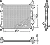 DRM15014 DENSO Радиатор, охлаждение двигателя