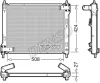 DRM46043 DENSO Радиатор, охлаждение двигателя