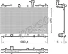 DRM47041 DENSO Радиатор, охлаждение двигателя