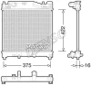 DRM50056 DENSO Радиатор, охлаждение двигателя