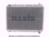 070260N AKS DASIS Радиатор, охлаждение двигателя