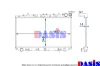 072250N AKS DASIS Радиатор, охлаждение двигателя