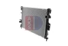 Превью - 090132N AKS DASIS Радиатор, охлаждение двигателя (фото 2)
