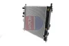 Превью - 121180N AKS DASIS Радиатор, охлаждение двигателя (фото 2)