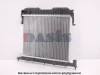 150560N AKS DASIS Радиатор, охлаждение двигателя