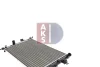 Превью - 151670N AKS DASIS Радиатор, охлаждение двигателя (фото 2)