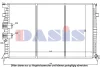 160009N AKS DASIS Радиатор, охлаждение двигателя