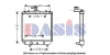 322004N AKS DASIS Радиатор, охлаждение двигателя