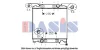 400016N AKS DASIS Радиатор, охлаждение двигателя