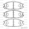 SN839P ADVICS Комплект тормозных колодок, дисковый тормоз