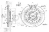 Превью - D6F515B ADVICS Тормозной диск (фото 2)