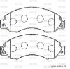 Превью - SN813P ADVICS Комплект тормозных колодок, дисковый тормоз (фото 3)