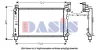 520540N AKS DASIS Радиатор, охлаждение двигателя