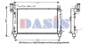 520650N AKS DASIS Радиатор, охлаждение двигателя