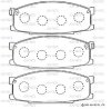 SN244P ADVICS Комплект тормозных колодок, дисковый тормоз