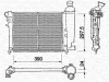 350213371000 MAGNETI MARELLI Радиатор, охлаждение двигателя