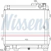 60658 NISSENS Радиатор, охлаждение двигателя