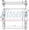 Превью - 61026 NISSENS Радиатор, охлаждение двигателя (фото 5)