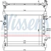 Превью - 61689 NISSENS Радиатор, охлаждение двигателя (фото 6)