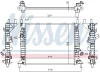 62112 NISSENS Радиатор, охлаждение двигателя