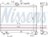 Превью - 62512 NISSENS Радиатор, охлаждение двигателя (фото 5)