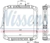 62563 NISSENS Радиатор, охлаждение двигателя