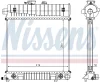 Превью - 62708A NISSENS Радиатор, охлаждение двигателя (фото 5)