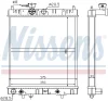 Превью - 629871 NISSENS Радиатор, охлаждение двигателя (фото 6)