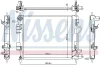 Превью - 675025 NISSENS Радиатор, охлаждение двигателя (фото 5)