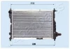 RDA313024 JAPANPARTS Радиатор, охлаждение двигателя
