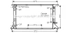AIA2293 AVA Радиатор, охлаждение двигателя