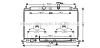 KA2078 AVA Радиатор, охлаждение двигателя