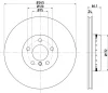 MDCB2573 MINTEX Тормозной диск