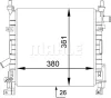 CR 1350 000S KNECHT/MAHLE Радиатор, охлаждение двигателя