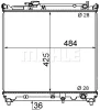 CR 466 000S KNECHT/MAHLE Радиатор, охлаждение двигателя