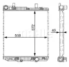 CR 674 000S KNECHT/MAHLE Радиатор, охлаждение двигателя