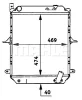 CR 722 000P KNECHT/MAHLE Радиатор, охлаждение двигателя