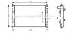 CRA2076 PRASCO Радиатор, охлаждение двигателя