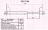 00317100 KLOKKERHOLM Газовый амортизатор крышки багажника, заднего стекла, капота
