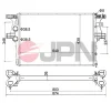 60C9024-JPN JPN Радиатор, охлаждение двигателя