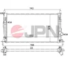 60C9071-JPN JPN Радиатор, охлаждение двигателя