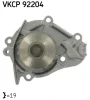 VKPC 92204 SKF Водяной насос, охлаждение двигателя