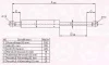 29357100 KLOKKERHOLM Газовый амортизатор крышки багажника, заднего стекла, капота