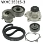 VKMC 35315-3 SKF Водяной насос + комплект ручейковых ремней