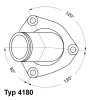 4180.82D WAHLER Термостат, охлаждающая жидкость