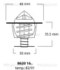 8620 1691 TRISCAN Термостат, охлаждающая жидкость