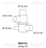 8620 5287 TRISCAN Термостат, охлаждающая жидкость